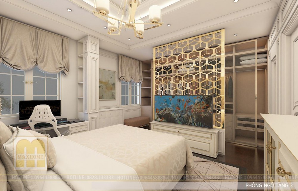 Thiết kế nội thất biệt thự liền kề nhà chị Nga - Xuân Phương, Hà Nội