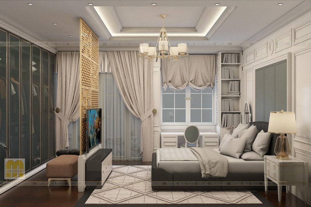 Thiết kế nội thất biệt thự liền kề nhà chị Nga - Xuân Phương, Hà Nội